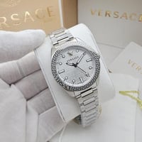 ساعة فرزاتشي فضي ابيض نسائية