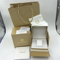 ساعة فرزاتشي ذهبي بفضي اخضر