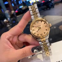 ساعة فرزاتشي ذهبي بفضي ذهبي