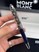 قلم مونت بلانك الموج الأزرق