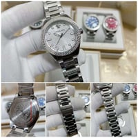 ساعة فرزاتشي فضي ابيض نسائية