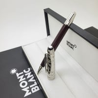 قلم مونت بلانك الموج الازرق غطاء