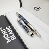 قلم مونت بلانك الموج الازرق غطاء