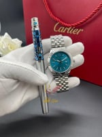 ساعة ماجلان مع قلم كارتير تيفاني غطاء