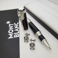 قلم مونت بلانك الذئب غطاء+كبك