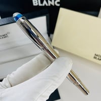 قلم مونت بلانك فضاء ستيل غطاء