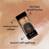 طقم اسفنجات مكياج مكون من اسفنجة كنتور + اسفنجة دم...