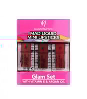 مجموعة ماد احمر شفاه سائل جلام ميني من ماد كوزمتيك...