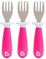 Munchkin Raise Toddler Forks 3pk Pink - مانتشكين م...