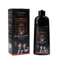 سيسيليا شامبو صبغة شعر السريعة بزيت الارغان اسود ط...