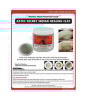 قناع الطين الهندي للوجة وتنظيف الجسم والمسام بعمق...