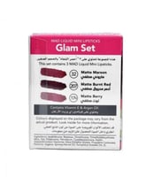 مجموعة ماد احمر شفاه سائل جلام ميني من ماد كوزمتيك...