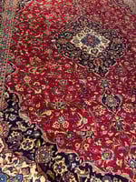 سجاد ايراني كاشان - صناعة و نسيج يدوي | مقاس: 2.9x...