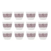 طقم فناجين قهوة عربية بنقشة ملونة انيقة من السيف