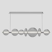 إنارة سقف معلقة إنارة تيوب مع كرات طويلة بلون شفاف...