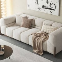 كنب شخصين بوكليه كلاسيك نيو - لون ابيض