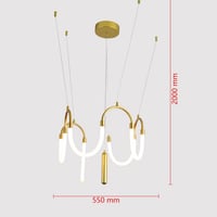 اضاءة سقف معلقة - ثريا علاقي تصميم مودرن