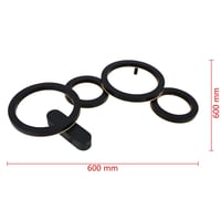 اضاءة جدارية -ابليك جداري داخلي تصميم شكل دوائر -...