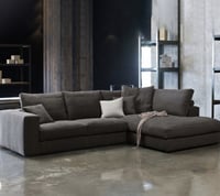 كنب زاوية للصاله - بني