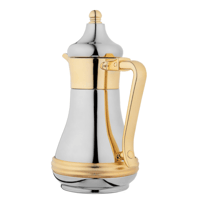 دلة حرارية ستيل من السيف - سعة 0.35 لتر - لون ذهبي...