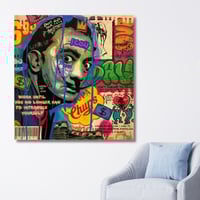 لوحة جدارية مطبوعة كنفاس بوب ارت - سيلفادور دالي