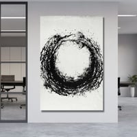 لوحة جدارية تشكيلية - تجريدي - مطبوعة على لوح اكري...