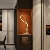 اضاءة ستاند ابجورة مودرن تصميم عصري - لون ذهبي