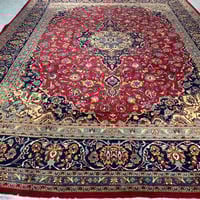 سجاد ايراني كشمر - صناعة و نسيج يدوي | مقاس: 3x3.9...