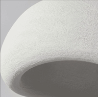 انارة سقف معلقة كامارا فايبر جلاس - مقاس 30 سم - ل...