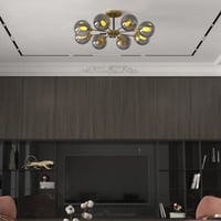 اضاءة سقف معلقة - ثريا علاقي تصميم مودرن