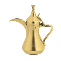 طقم دلال قهوة عربية ستيل 3 قطع من السيف - لون ذهبي