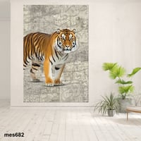 لوحة جدارية مطبوعة فنية وديكور - صورة نمر