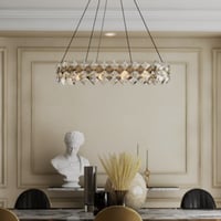 اضاءة سقف معلقة - ثريا علاقي تصميم مودرن