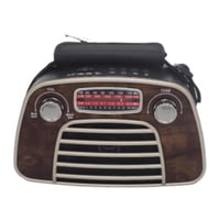 راديو بتصميم كلاسيكي يعمل بتقنية البلوتوث من دي ال...