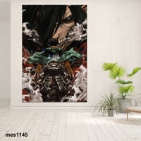 لوحة جدارية مطبوعة على لوح اكريلك من انمي هجوم الع...