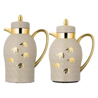 طقم ترمس حراري للقهوة والشاي من السيف - سعة 0.7 و...