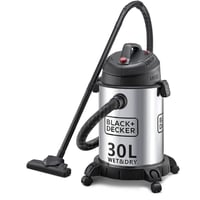 مكنسة كهربائية برميل استيل من بلاك اند ديكر - 30 ل...