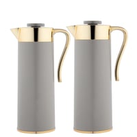 طقم ترمس حراري للقهوة والشاي من السيف - سعة 0.75 و...