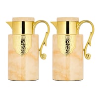 طقم ترمس حراري للقهوة والشاي من السيف - سعة 1 لتر...