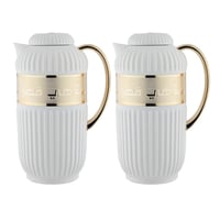 طقم ترمس حراري للقهوة والشاي من السيف - سعة 1 لتر...