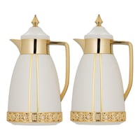 طقم ترمس حراري للقهوة والشاي من السيف - سعة 1 لتر...