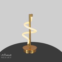 اضاءة ستاند ابجورة مودرن تصميم عصري - لون ذهبي