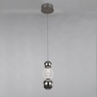 إنارة سقف معلقة كرة كريستالية محددة باللون الكروم-...