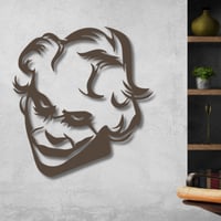 منحوتة خشبية لوحة ديكور نقشة الجوكر