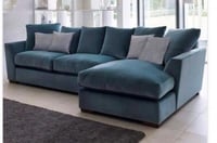 كنب زاوية للصاله - ازرق