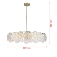 اضاءة سقف معلقة - ثريا علاقي تصميم مودرن - متوفرة...