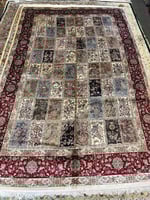 سجادة ايرانية حرير منياتور صناعة يدوية | مقاس: 2x3...