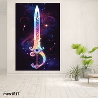 لوحة جدارية مطبوعة على لوح اكريلك من انمي Wistoria...