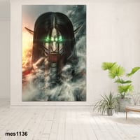 لوحة جدارية مطبوعة على لوح اكريلك من انمي هجوم الع...