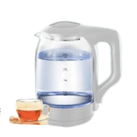 غلاية مياه كهربائية زجاجية من هوم ماستر - سعة 1.8...